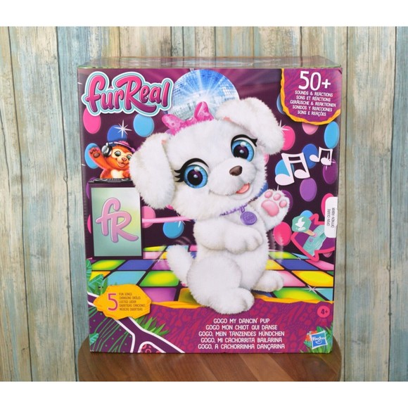 FurReal GoGo My Dancin' Pup Dance Walk White Puppy 50+ Sounds & Reactions - Picture 1 of 4